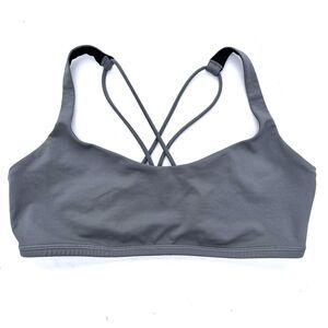 lululemon Free To Be Bra – Luxtreme Grey/Charcoal Sz 10 EUC